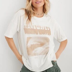 Aerie make waves oversized t-shirt